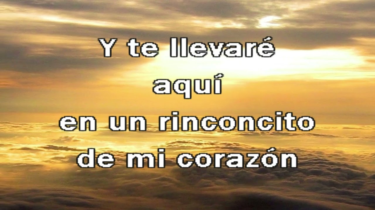 A TU RECUERDO KARAOKE TONO BAJO ANGELES NEGROS