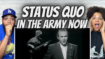 INCREDIBLE!| FIRST TIME HEARING Status Quo -  In the Army Now REACTION