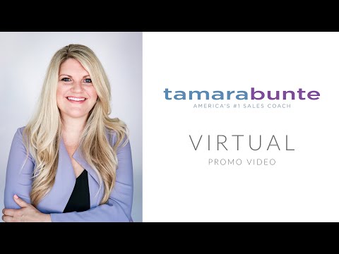 Tamara Bunte Sales Coach (VIRTUAL) Promo Video