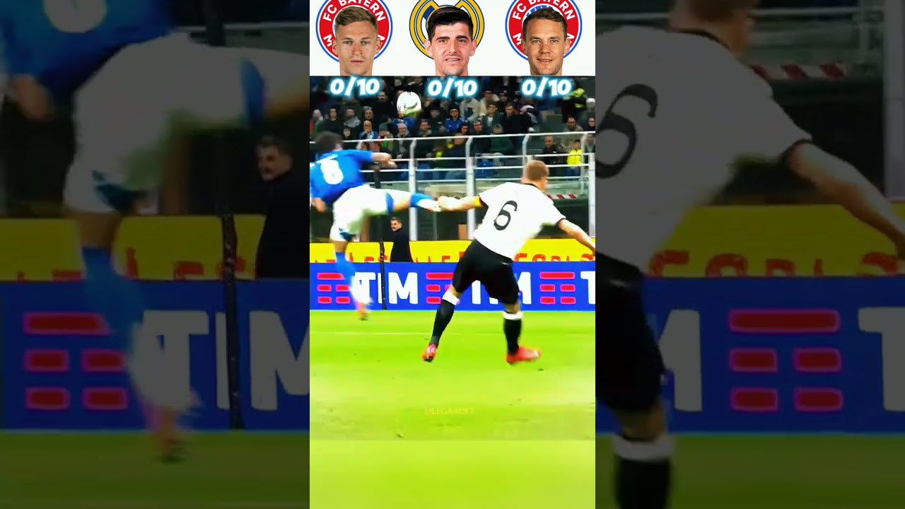 Thibaut Courtois, Kimmich and Manuel Neuer her best skills💫