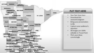 editable usa minnesota state powerpoint maps