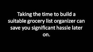 Grocery List Template Grocery List Template