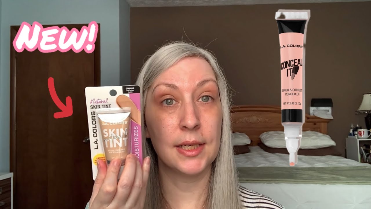 L. A. Colors skin tint and Conceal it Concealer review demo first impression