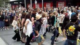 Flashmob Bourke Street