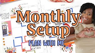 October Plan With Me! 🍂 Happy Planner Classic Monthly + Fall Chit-Chat | KellofAPlan