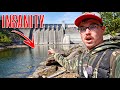 What Lurks Beneath This MASSIVE SPILLWAY?! (Coolest I've EVER Seen)