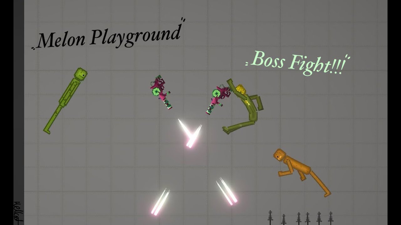 Melon... Boss Fight! [ MELON PLAYGROUND PT. 1 ] YouTube
