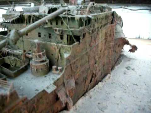 TITANIC BOW WRECK Model - YouTube Rms Britannic Model