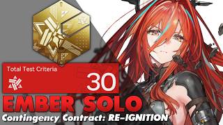 P0 Ember SOLO Contingency Contract RISK 30 | Arknights: Endfield