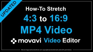 How To Stretch 4X3 Aspect Ratio Video In Movavi Video Editor - Updated