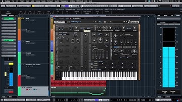 Steinberg Cubase Pro 9.5 How To Make Trap Bass Using Retrologue 2