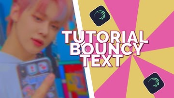 🌟alight motion tutorial || animation text : bouncy text 🍡