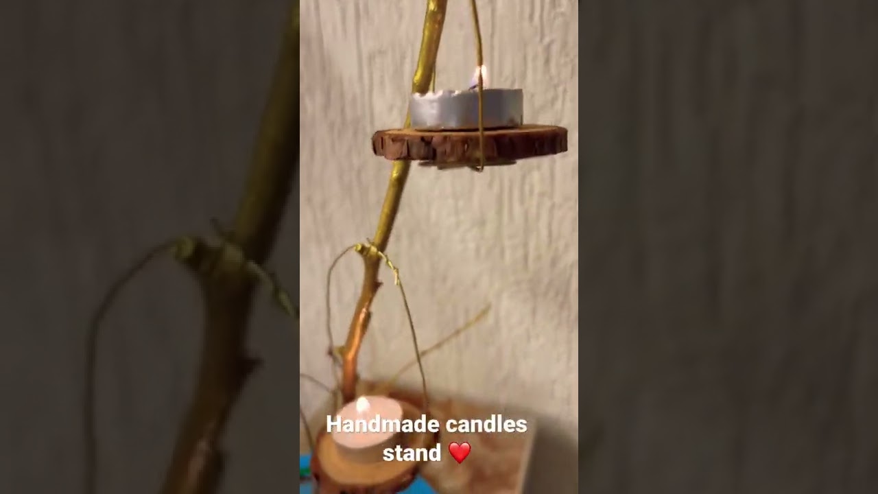 Handmade candles stand ❤️ | Mona
