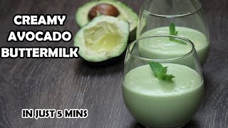 Avocado Buttermilk| Avocado Chaas | Mint Buttermilk Recipe| Sowji's Kitchen