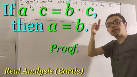 Proving the cancellation law of multiplication for real numbers [ILIEKMATHPHYSICS]