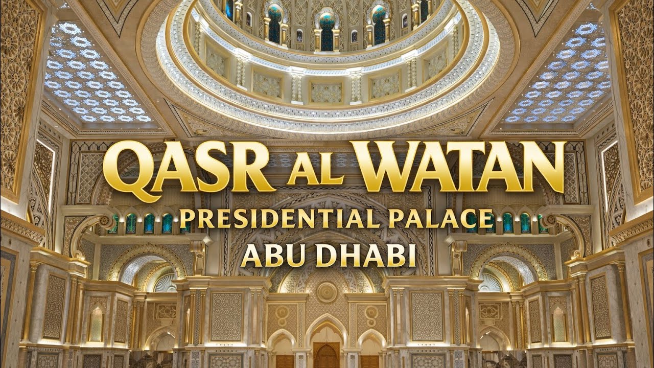 Qasr Al Watan Presidential Palace Abu Dhabi | Inside the UAE’s Stunning Palace (4K)