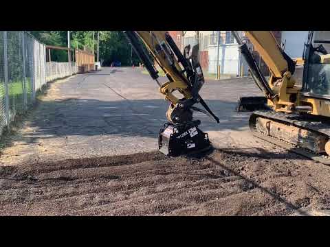 Our CP12MX, milling 24 feet per minute, 5" deep !