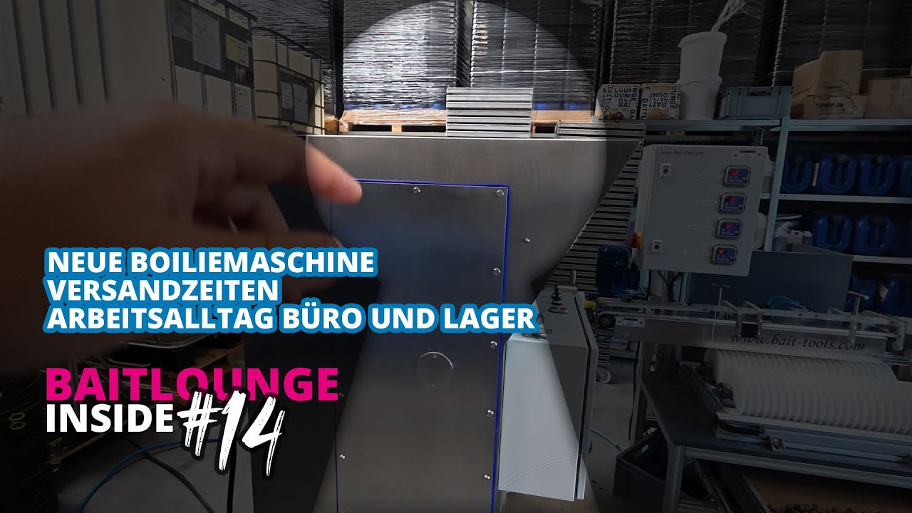 Baitlounge Inside #14| Neue Produktionsstraße | Infos Versandzeiten | Arbeitsalltag | Angeln 🎣