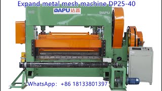 Best price China expanded metal mesh making machine DP25-40 Profile