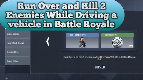 Run Over and Kill 2 Enemies while Driving a Vehicle in Battle Royale | COD MOBILE