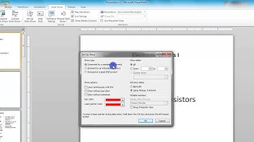 Lesson 14.1 Setup Show   MS PowerPoint by Microsoft Office Power Point 2010  free online video Train