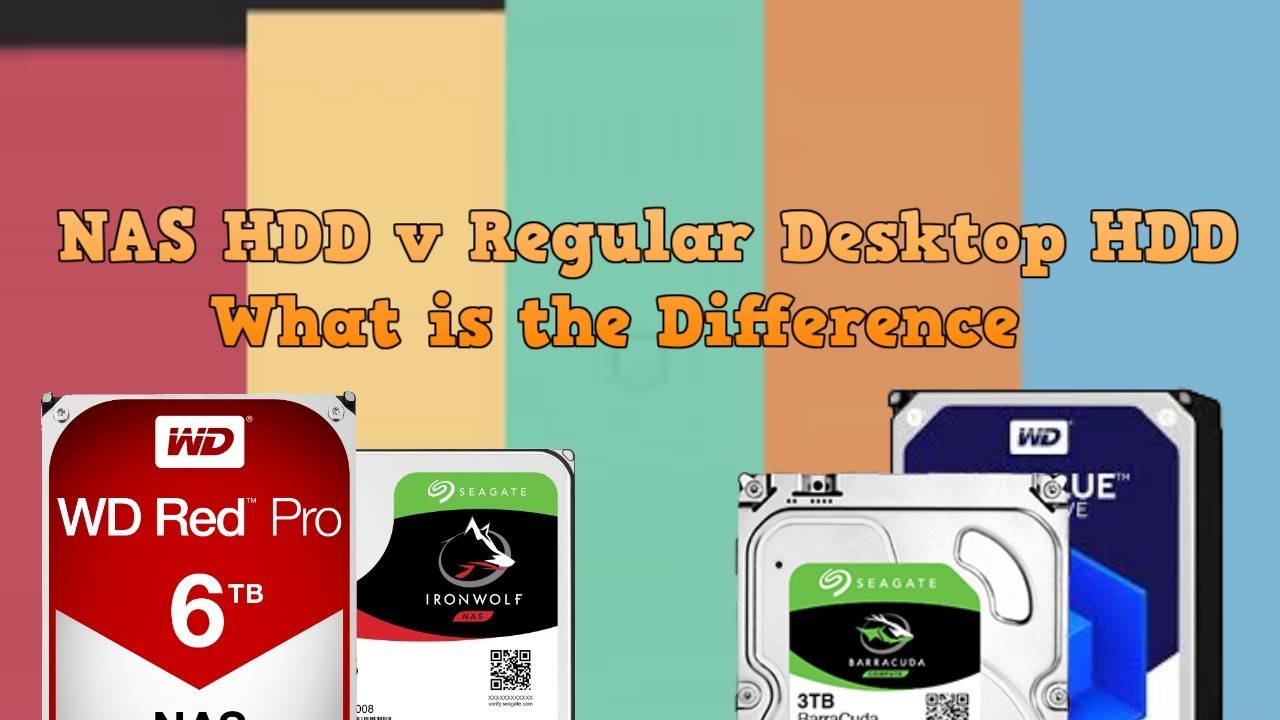 NAS HDD Regular Desktop HDD - What is the Difference? - YouTube