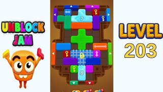 Unblock Jam Level 203 Walkthrough Solution