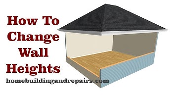 How To Change Individual Wall Heights - Home Designer