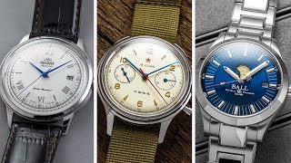 The Most Attainable Watches With Popular Complications - Chronograph, GMT, Moonphase & MORE