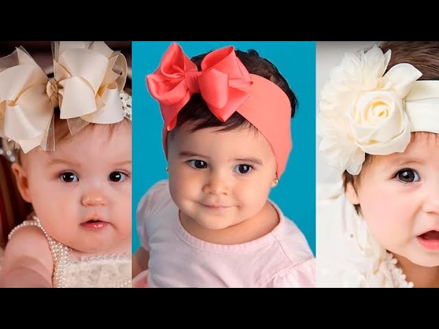 ESPECTACULARES Lazos y flores para bebes 