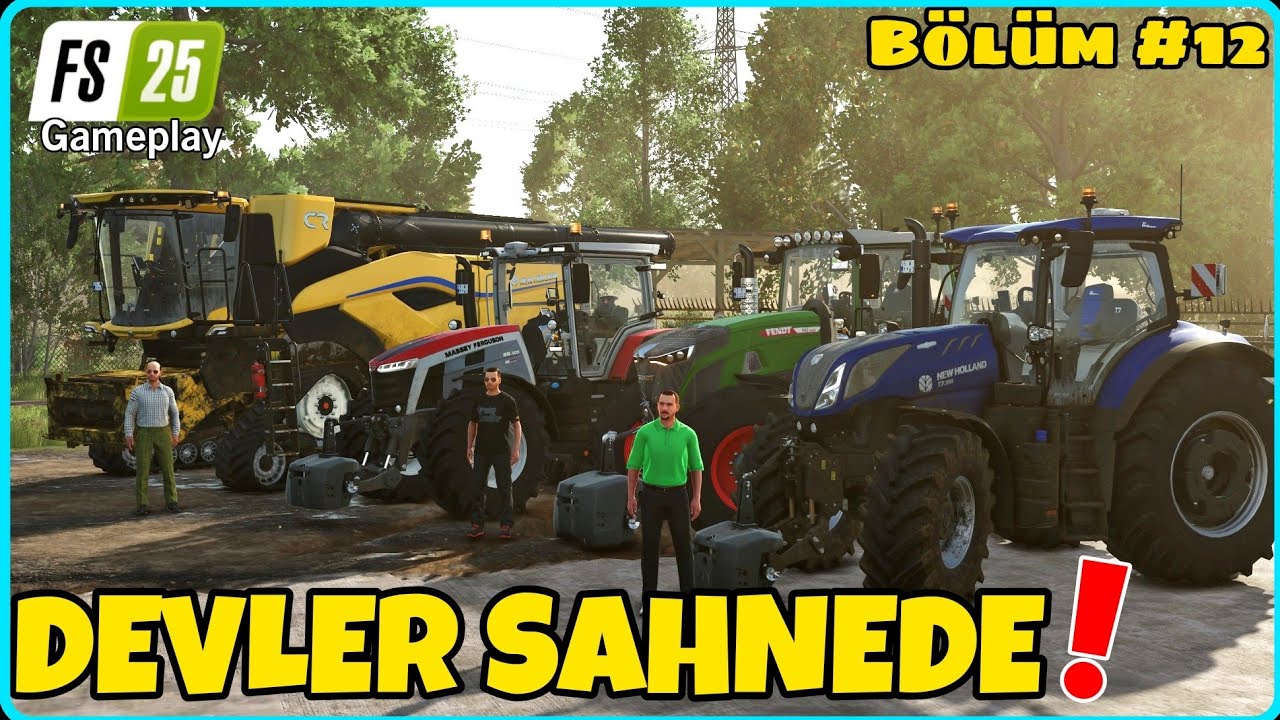 BÜTÜN PARAMIZA BİR TANE BİÇERDÖVER VE ÜÇ TANE TRAKTÖR ALDIK ●  FS25 GAMEPLAY