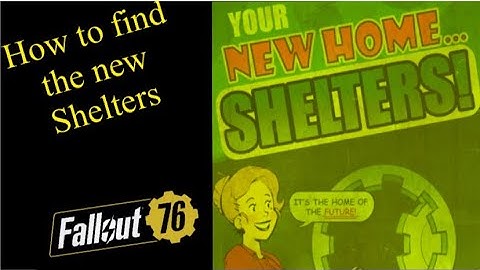 Where to find shelter blueprint // Fallout 76 tips and tricks // Fallout 76 Gameplay