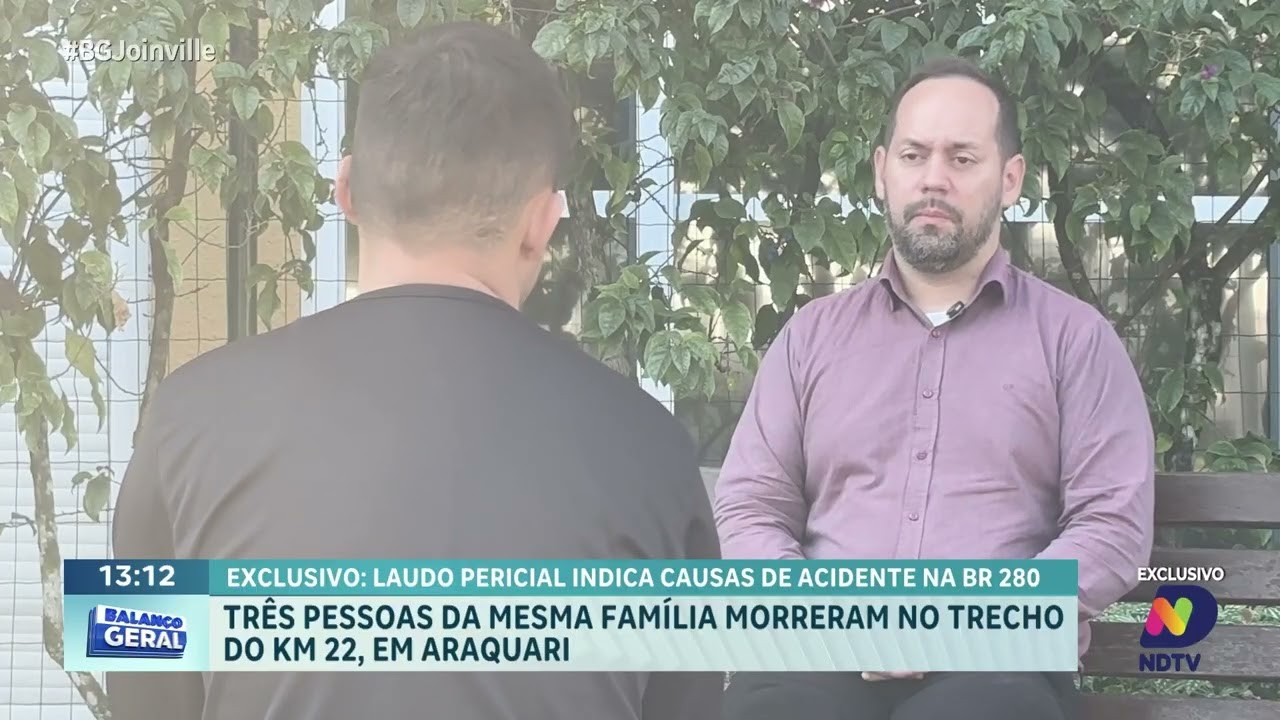 Acidente na BR-280: laudo aponta dinâmica de tragédia em Araquari