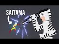 Saitama vs Zebra Gaming TV - People Playground 1.16 Beta