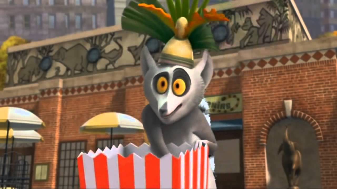 Los Pinguinos De Madagascar Rey Julien