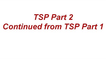 TSP 2 of 2