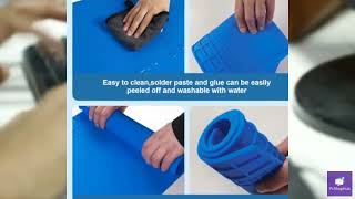 Review - Large Silicone Soldering Mat with Anti-Static Wrist Strap, 932°F Heat Resistant