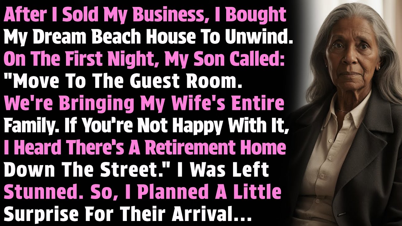 After I Sold My Business I Bought My Dream Beach House To Unwind On The First Night My Son Called..