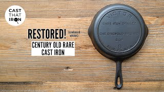 1920s Griswold Victor Cast Iron Restoration - The Condensed Version