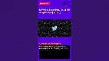 Twitter’s Jack Dorsey imagines an app store for social media algorithms - News #Shorts