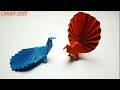 How to make Origami peacock from paper
