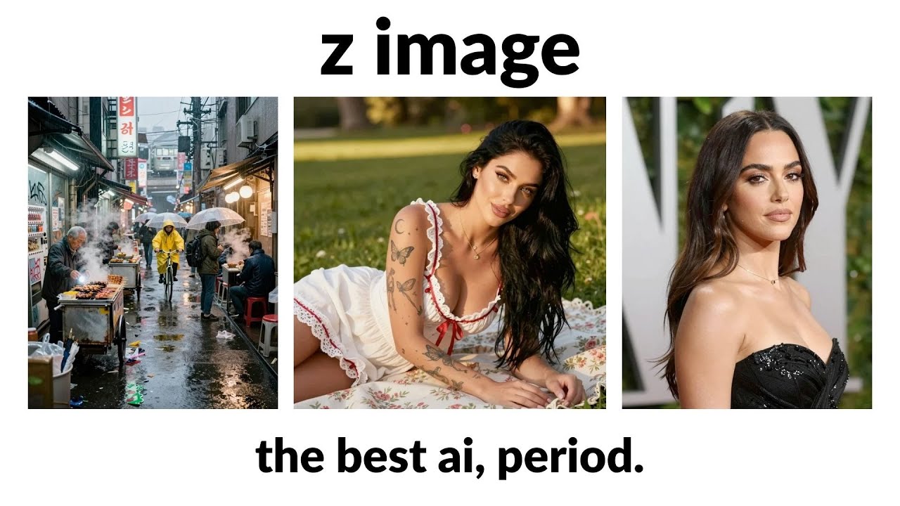 Z-Image Just Dropped – The Best AI Model Yet. - YouTube