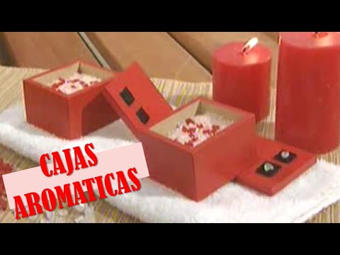 Aromaterapia: cajas afrodisiacas