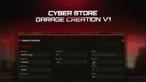 [QB] | FiveM Garage Creation System V1