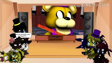 Fnaf 4 + Chris Afton reacts to 