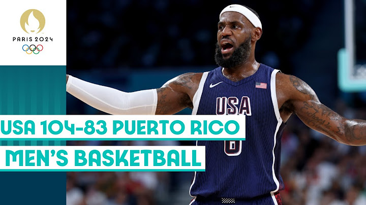 USA 🇺🇸 defeat Puerto Rico 🇵🇷 to enter quarter-finals in men's basketball 🏀 | Paris 2024 highlights