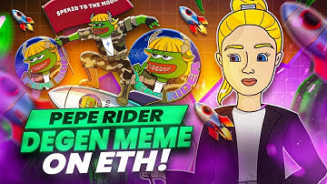 PEPE RIDER - DEGEN MEME ON ETH!🐸💰