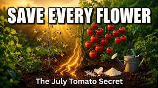 Are Your Tomato Flowers Falling? This July Feeding Trick Will Change EVERYTHING!