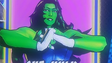 "She-Hulk" Arcade Mode|ULTIMATE MARVEL VS. CAPCOM 3