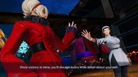 KOF 15 Ash and Chizuru special scene
